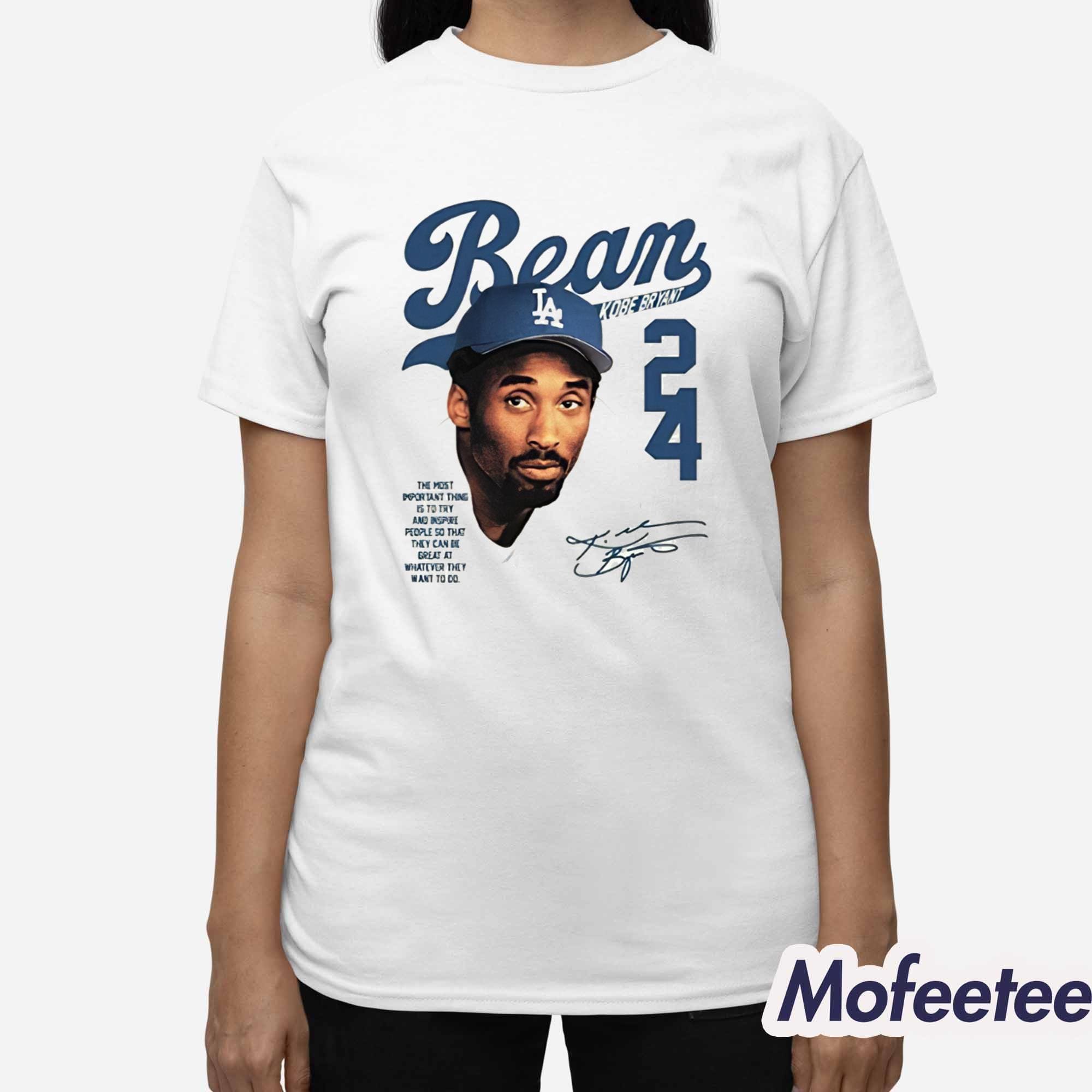 Puka Nacua Bean Kobe Bryant Dodgers 24 Black Mamba Shirt Puka Nacua Bean Kobe Bryant Dodgers 24 Black Mamba Shirt