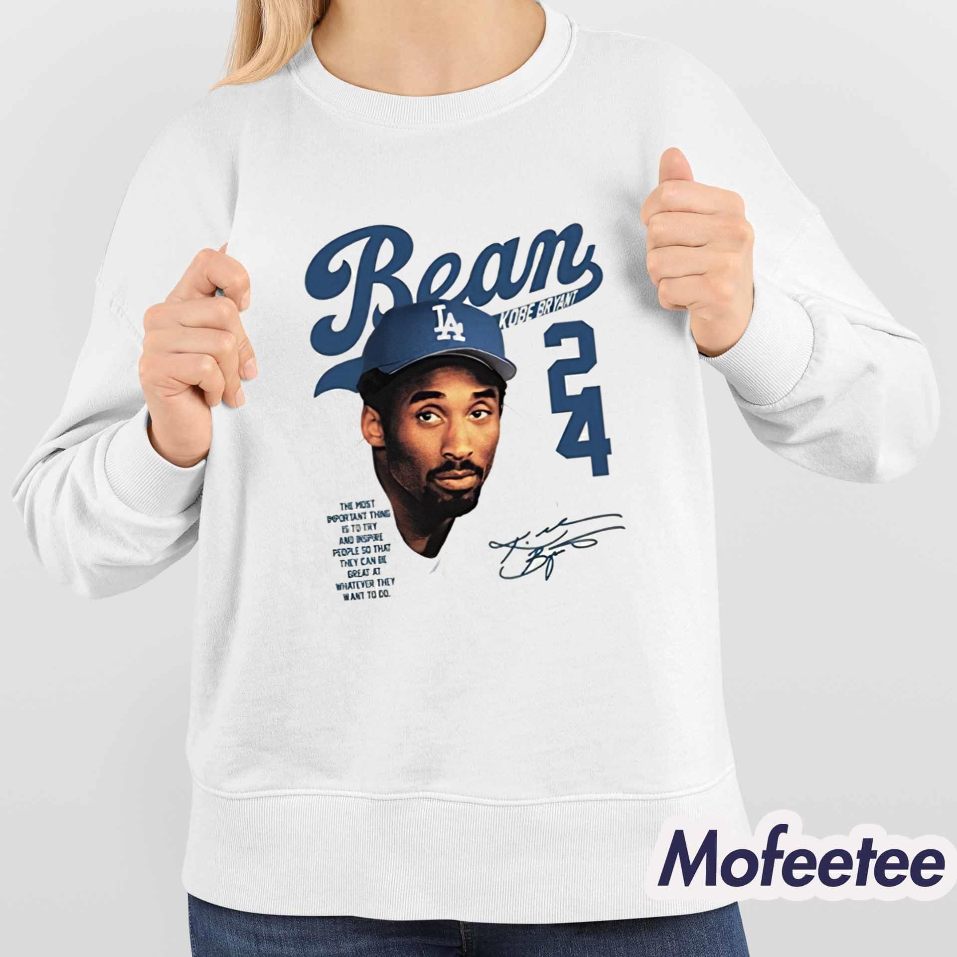 Puka Nacua Bean Kobe Bryant Dodgers 24 Black Mamba Shirt Puka Nacua Bean Kobe Bryant Dodgers 24 Black Mamba Shirt