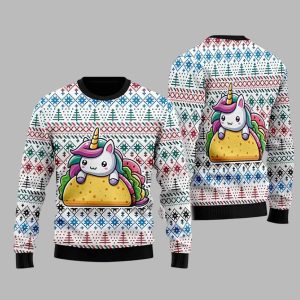 Taco Food Mens Funny Ugly Christmas Sweater
