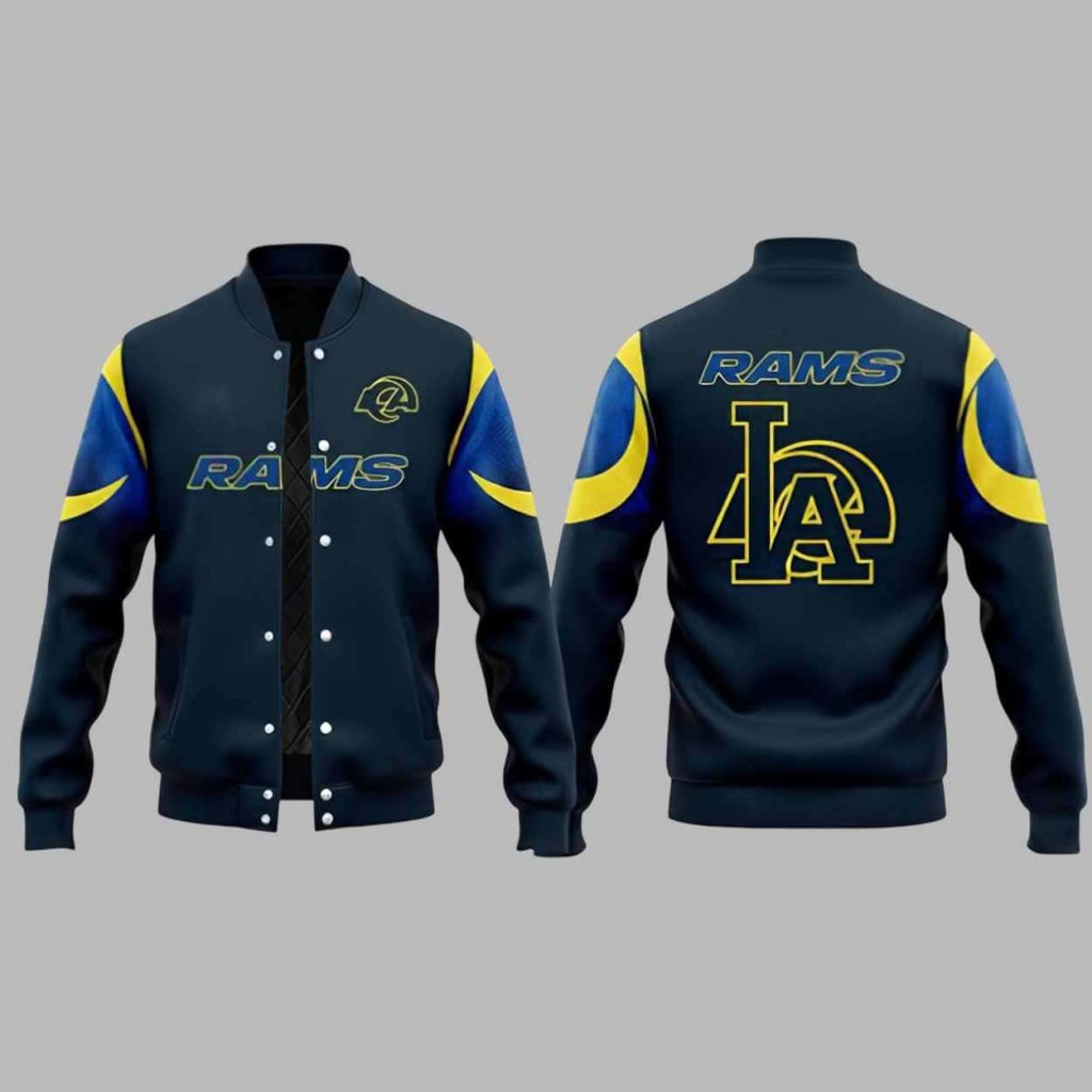 Rams Rivalries Midnight Mod Baseball 2025 Jacket Rams Rivalries Midnight Mod Baseball 2025 Jacket
