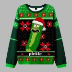 Rick And Morty Pickle Rick Ugly Christmas Sweater