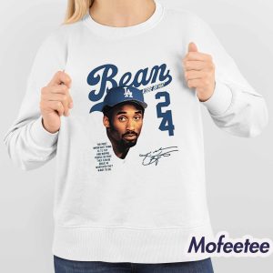 Puka Nacua Bean Kobe Bryant Dodgers 24 Black Mamba Shirt 3 Puka Nacua Bean Kobe Bryant Dodgers 24 Black Mamba Shirt 4