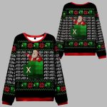 Santa With Excel Ugly Christmas Sweater