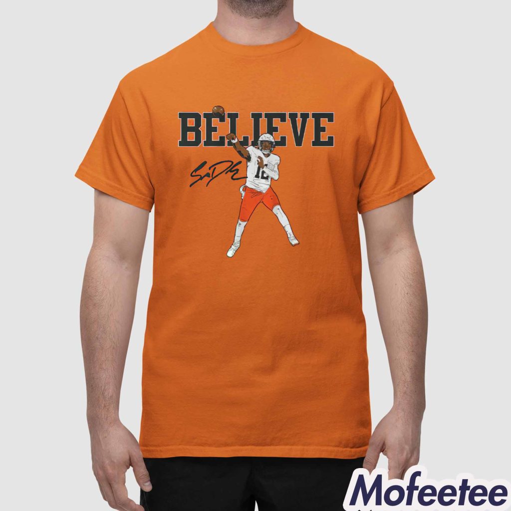 Shedeur Sanders Believe Shirt