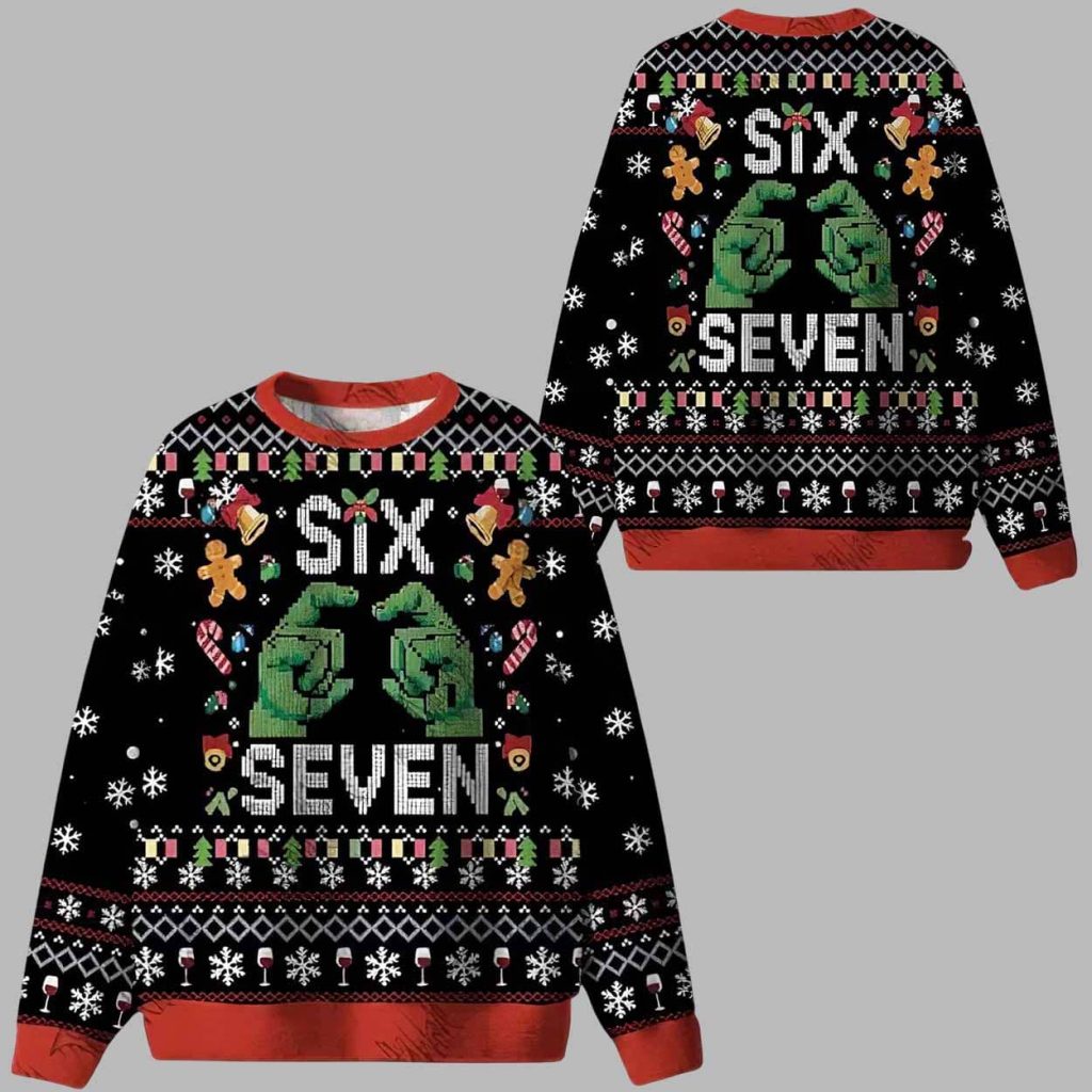 Six Seven Ugly Christmas Sweater