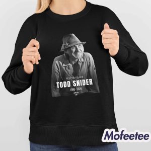 RIP Todd Snider 1966 2025 Shirt