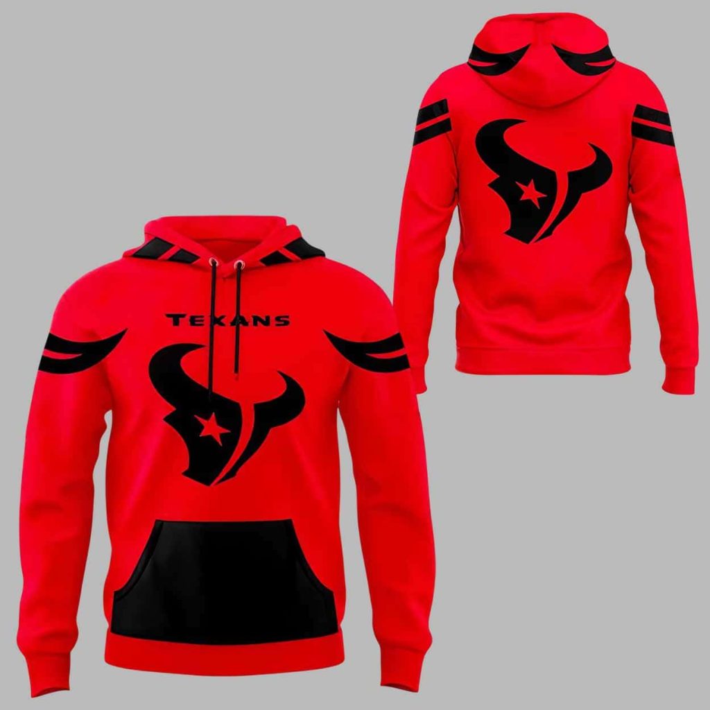 Texans Battle Red 2025 Hoodie