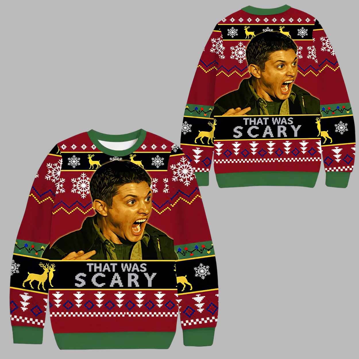 That Was Scary Ugly Christmas Sweater That Was Scary Ugly Christmas Sweater