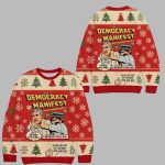 This Is Democracy Manifest Ugly Christmas Sweater