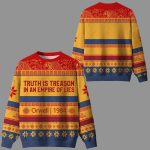 Truth Is Treason In An Empire Of Lies Orwell 1984 Ugly Christmas Sweater