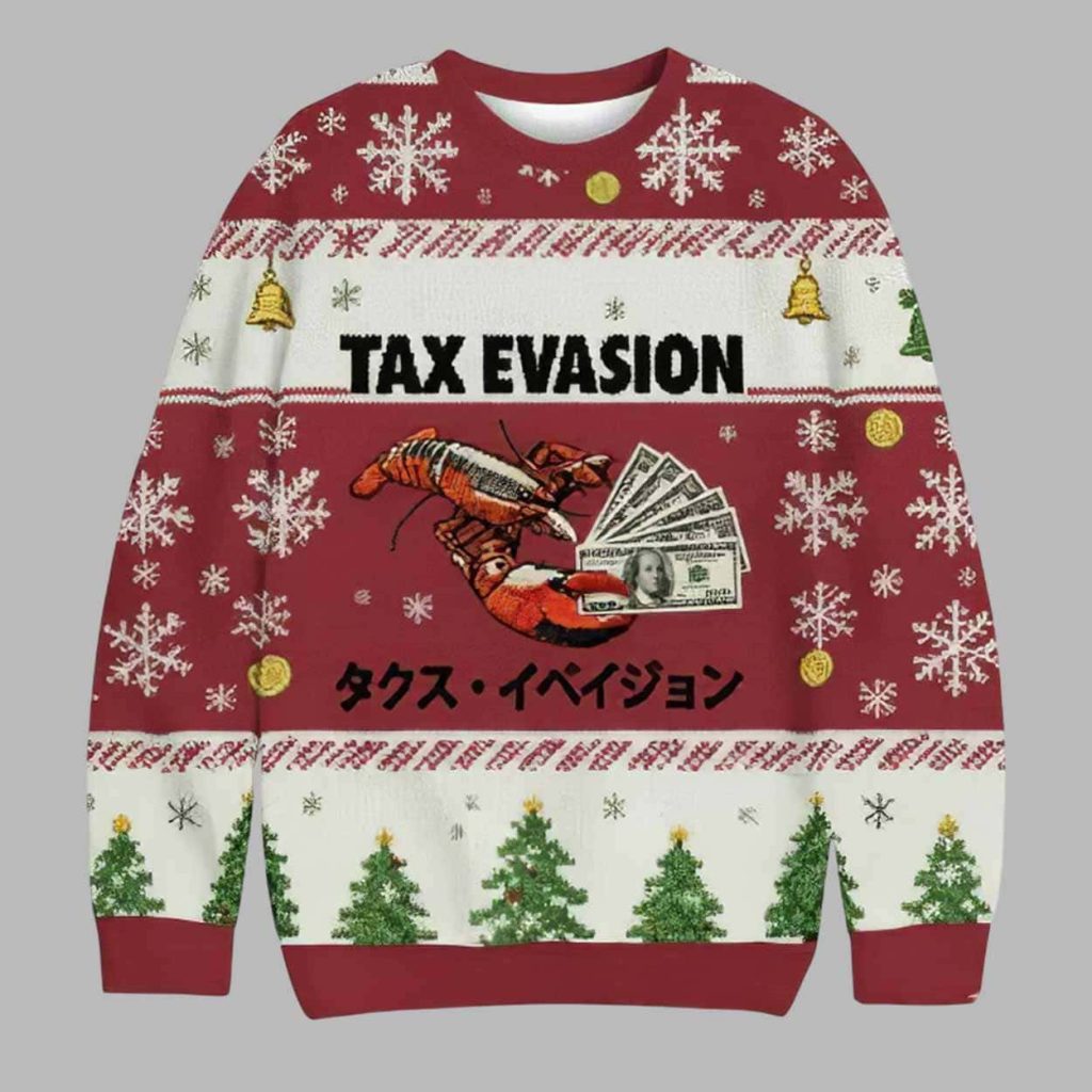 Tux Evasion Funny Ugly Christmas Sweater