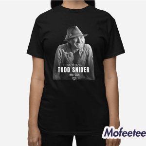 RIP Todd Snider 1966 2025 Shirt