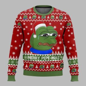 Merry Pepe-Mas Ugly Christmas Sweater