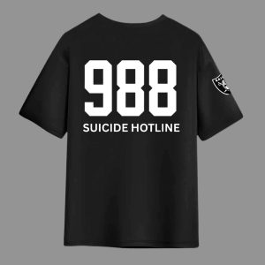 Raiders Call An Audible 988 Suicide Hotline Shirt
