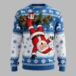 Upside Down Santa Ugly Christmas Sweater