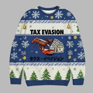 Tux Evasion Funny Ugly Christmas Sweater