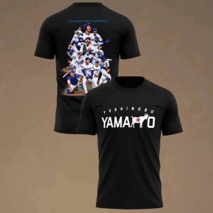 Yamamoto LA Dodgers GOAT World Series 2025 Shirt 1 Yamamoto LA Dodgers GOAT World Series 2025 Shirt 2