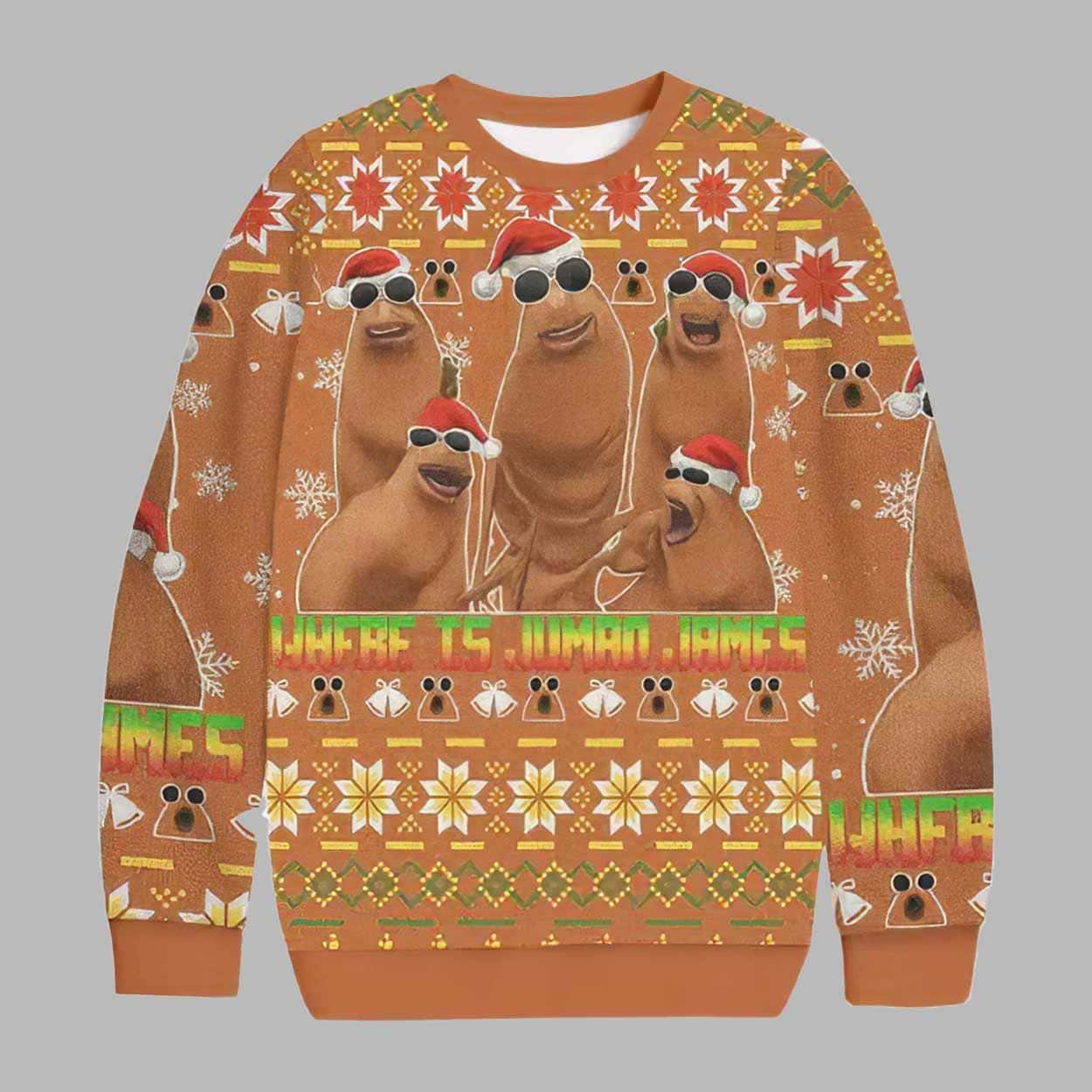 Where Is Human James Ugly Christmas Sweater Where Is Human James Ugly Christmas Sweater