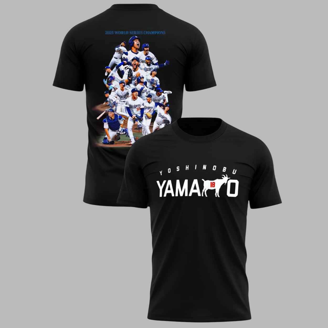 Yamamoto LA Dodgers GOAT World Series 2025 Shirt Yamamoto LA Dodgers GOAT World Series 2025 Shirt