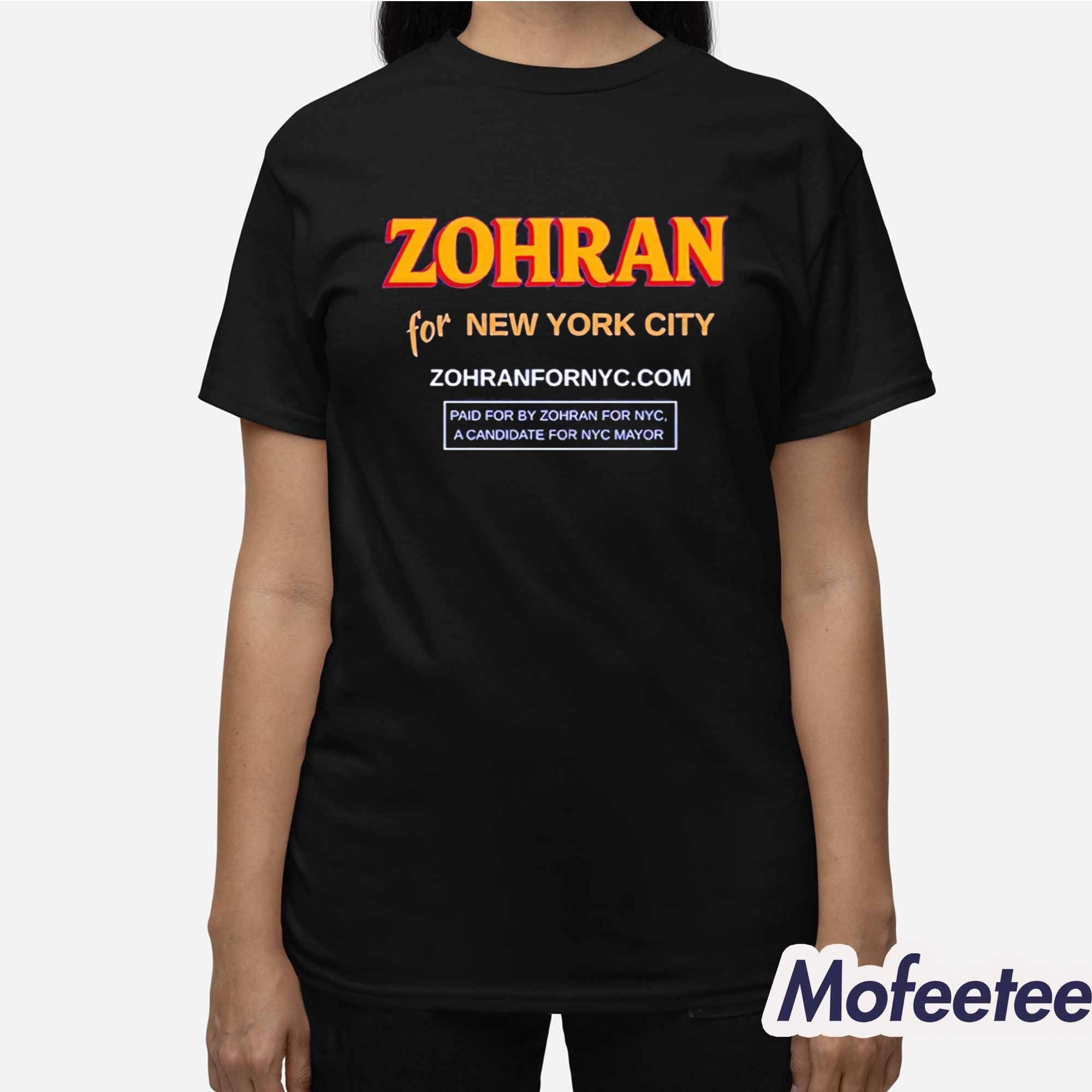 Zohran For New York City Shirt Zohran For New York City Shirt