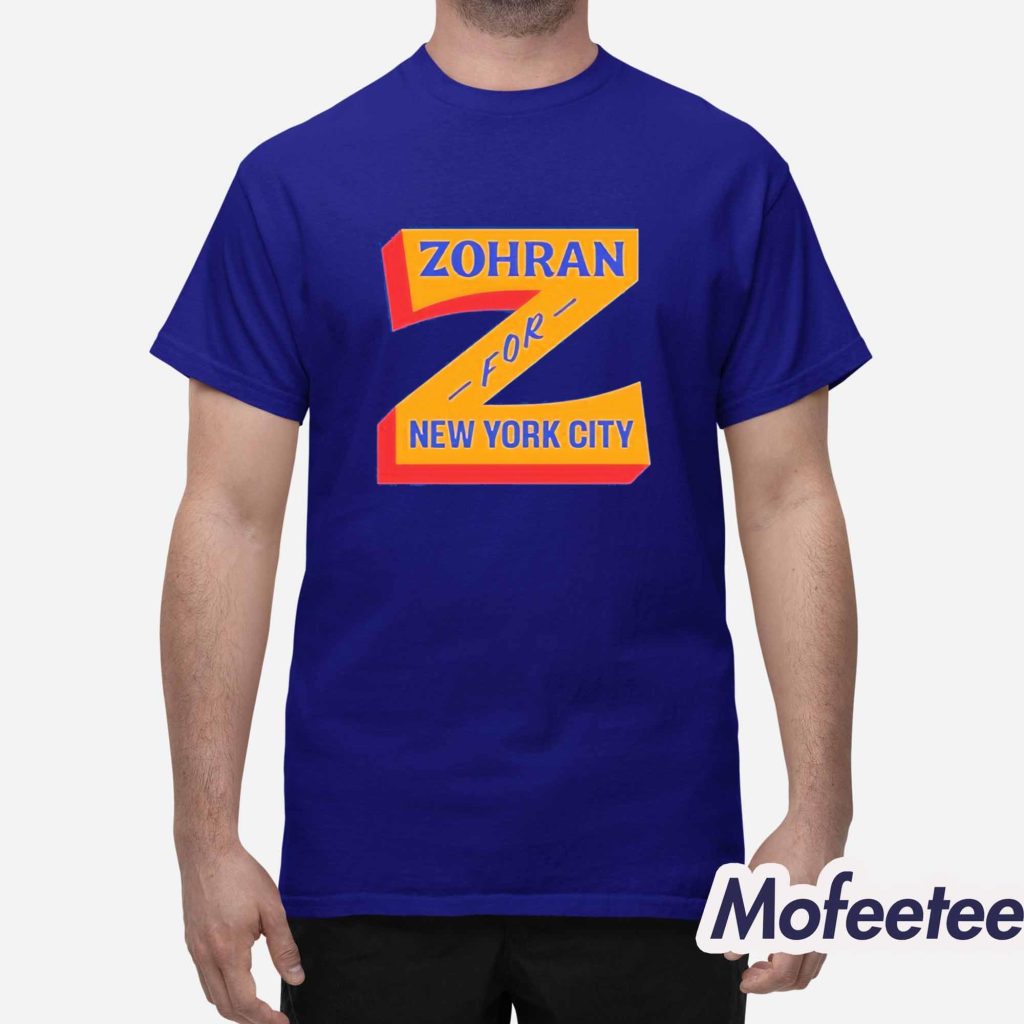Zohran Mamdani For New York City Shirt 1