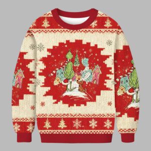 Retro Grnchy Ugly Christmas Sweater