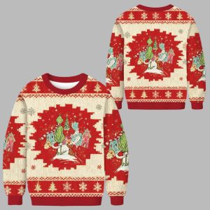 Retro Grnchy Ugly Christmas Sweater