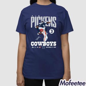 Air Pickens Cowboys 31 28 Chiefs November 27 2025 Shirt