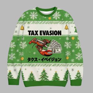 Tux Evasion Funny Ugly Christmas Sweater