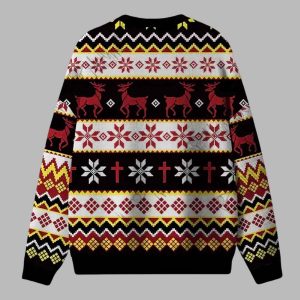 Jesus Loves You But I Think You're A Cunt Ugly Christmas Sweater