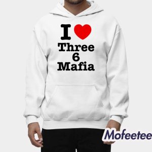DJ Paul I Love Three 6 Mafia Shirt