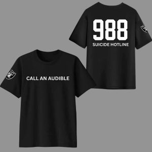 Raiders Call An Audible 988 Suicide Hotline Shirt