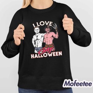 I Love Gay Halloween Shirt 4