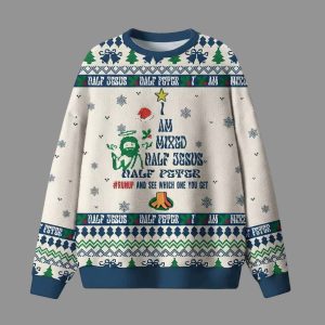 Mixed Half Jesus Half Potter Ugly Christmas Sweater