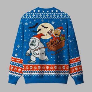 Gingerbread Wild Ride Ugly Christmas Sweater