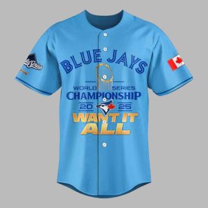 Blue Jays World Series Championship 2025 Jersey 1
