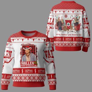 Morgan Wallen Around The Christmas Tree Ugly Christmas Sweater