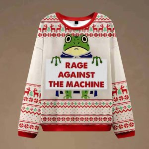 Rage Against The Machine Ugly Christmas Sweater 1 Rage Against The Machine Ugly Christmas Sweater
