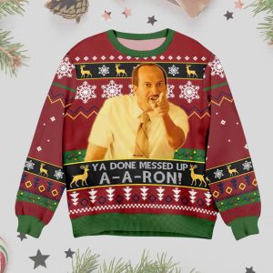 Key and Peele Ya Done Messed Up A A Ron Ugly Christmas Sweater 2