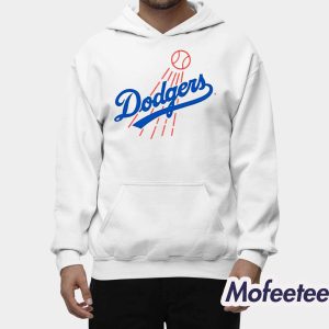 Elizabeth Olsen Dodgers Shirt 1 Elizabeth Olsen Dodgers Shirt 2