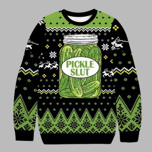 Pickle Slut Ugly Christmas Sweater