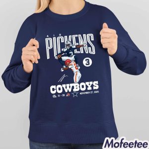 Air Pickens Cowboys 31 28 Chiefs November 27 2025 Shirt