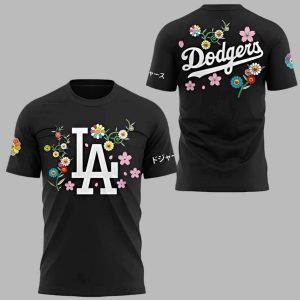 LA Dodgers Takashi Murakami Japanese Heritage Night Shirt 1