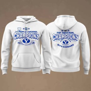 BYU Cougars Pop Tarts Bowl Champions Sprinkled 2025 Hoodie 2