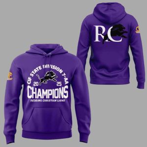 Redding Christian Lions CIF State Champions 7 AA 2025 Hoodie 1