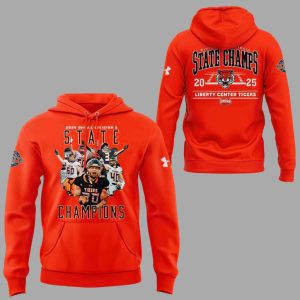 Tigers Football Division State Champions 2025 Hoodie 1