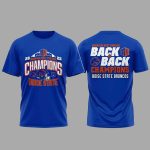Broncos 2025 Mountain West Champions Back To Back Shirt Hoodie