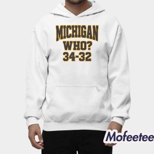 Michigan Who 34 32 Shirt