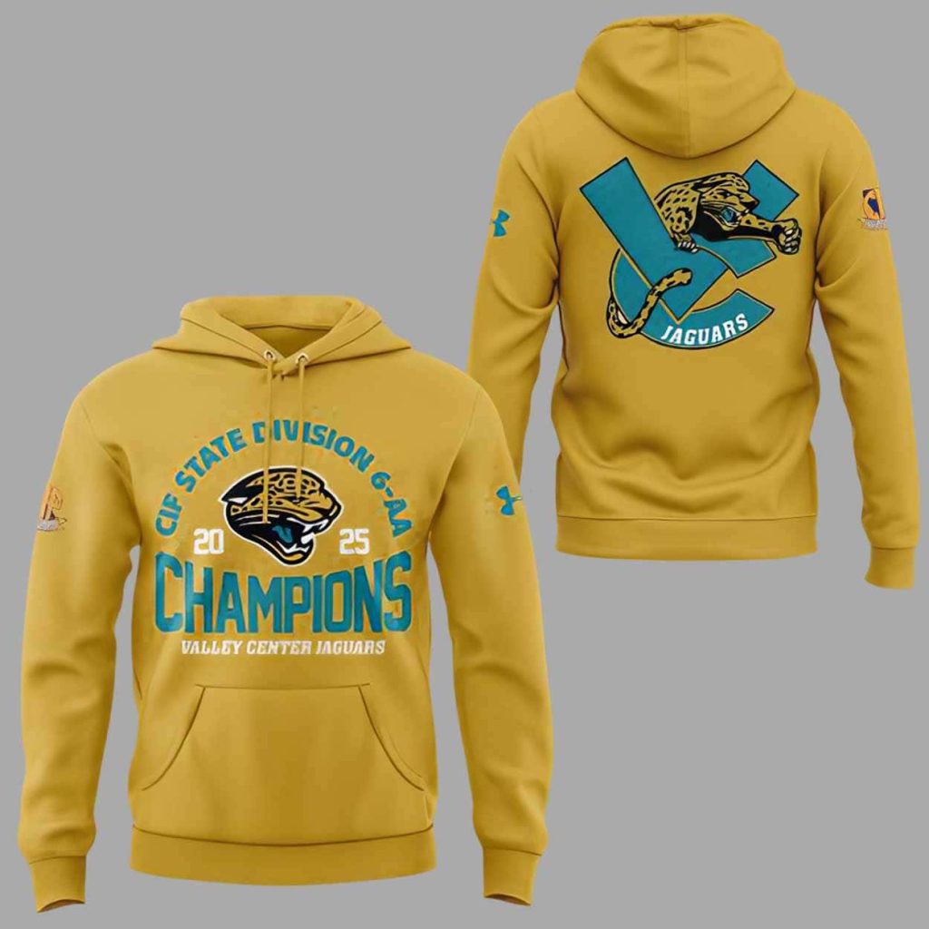 Center Jaguars State Division 6 AA Champions 2025 Hoodie 1