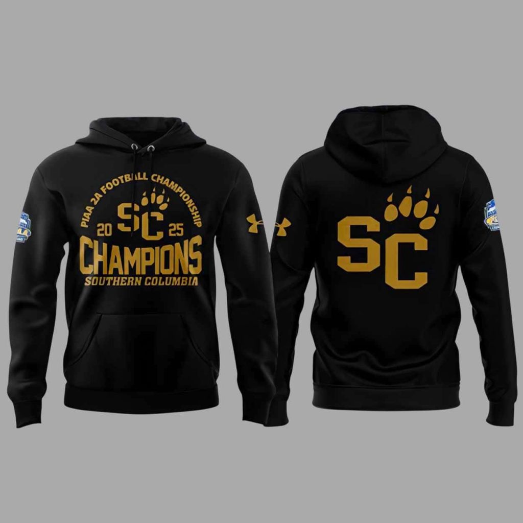 Columbia PIAA 2A Football Championship 2025 Hoodie 1